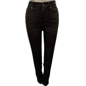 NWT Madewell 10" Skinny High Rise Skinny Jeans Women's Size 23 Black